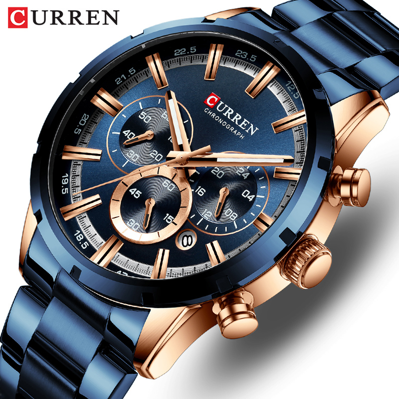 Curren Men's Watch Blue Dial S - Luxury Watch Audemars Piguet review and price
