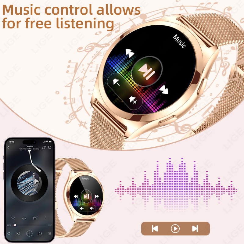 LIGE Luxury Smart Watch For Wo - Luxury Watch On Wrist review and price