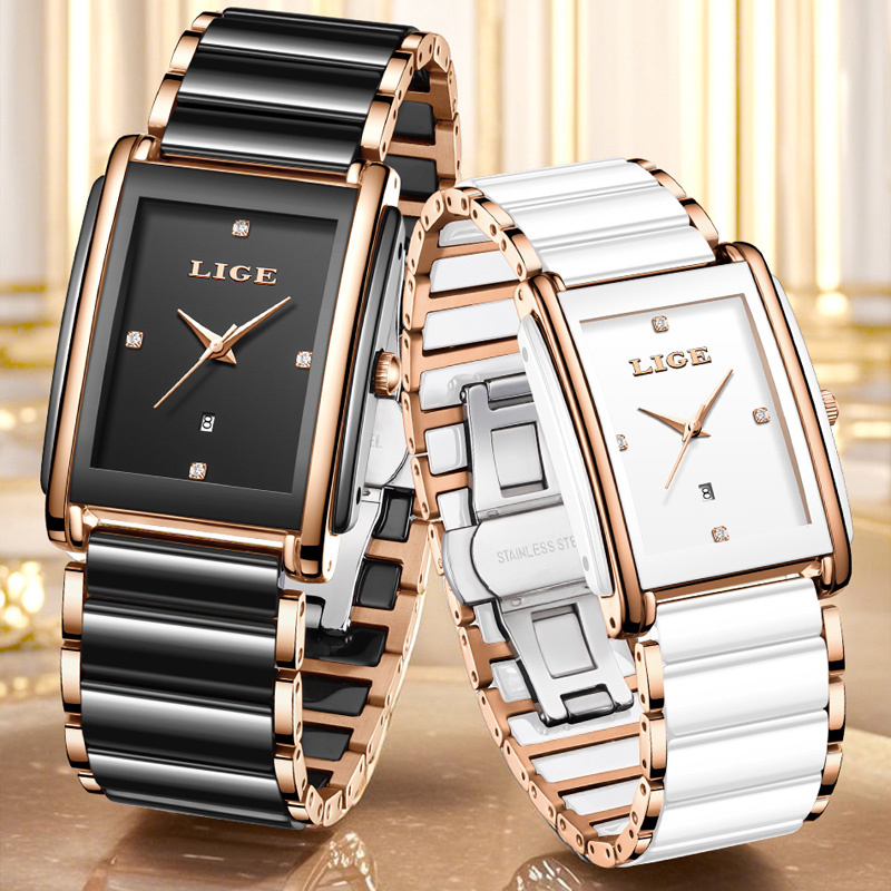 LIGE Fashion Elegant Women's W - Luxury Watch Packaging Box review and price