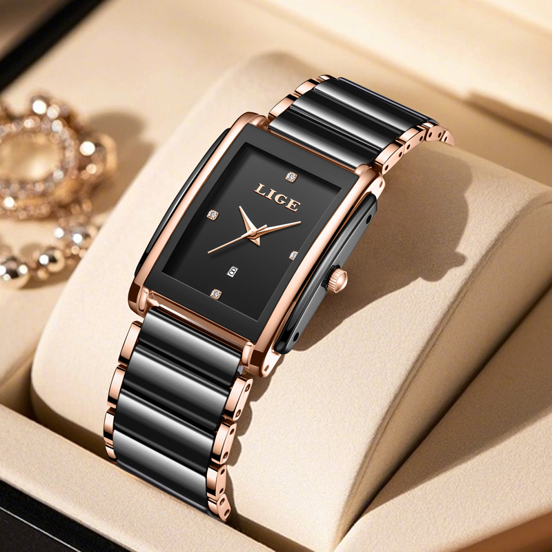 LIGE Fashion Elegant Women's W - Luxury Watch Packaging Box review and price