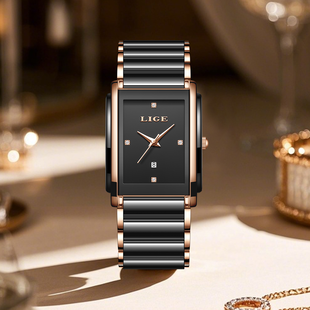 LIGE Fashion Elegant Women's W - Luxury Watch Packaging Box review and price