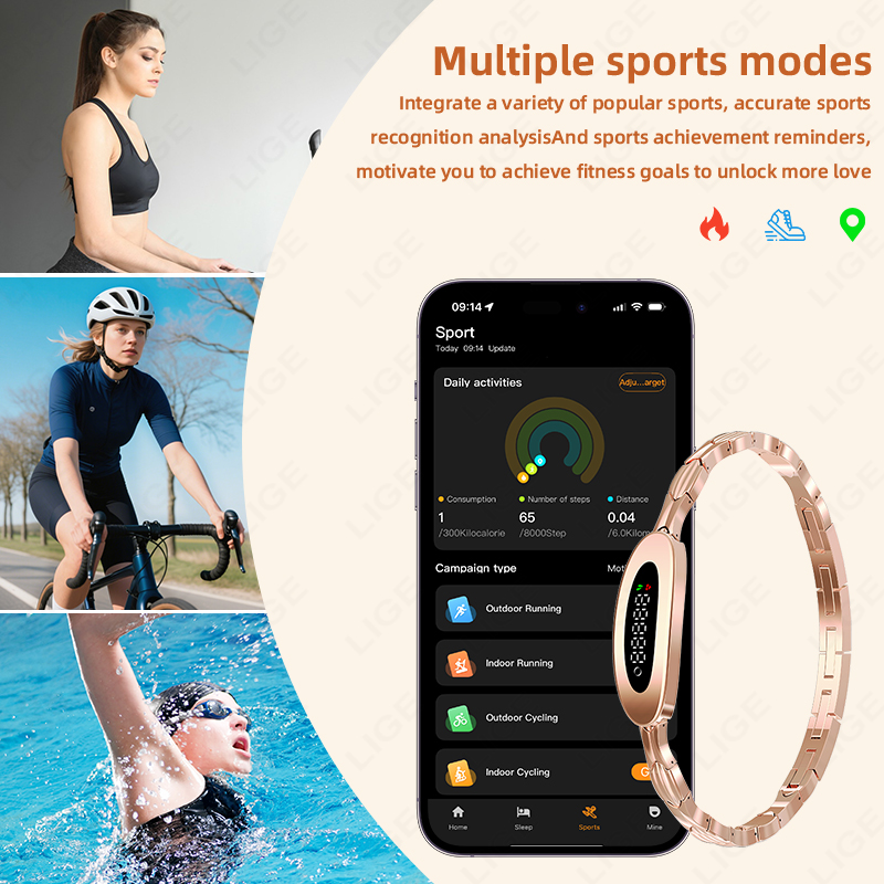 LIGE 2026 Hot Smart Bracelet L - Luxury Watch On Wrist review and price