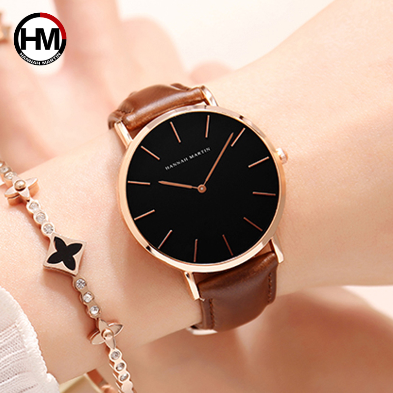 Hannah Martin Hot New Ms Fashi - Luxury Watch With Leather Strap review and price