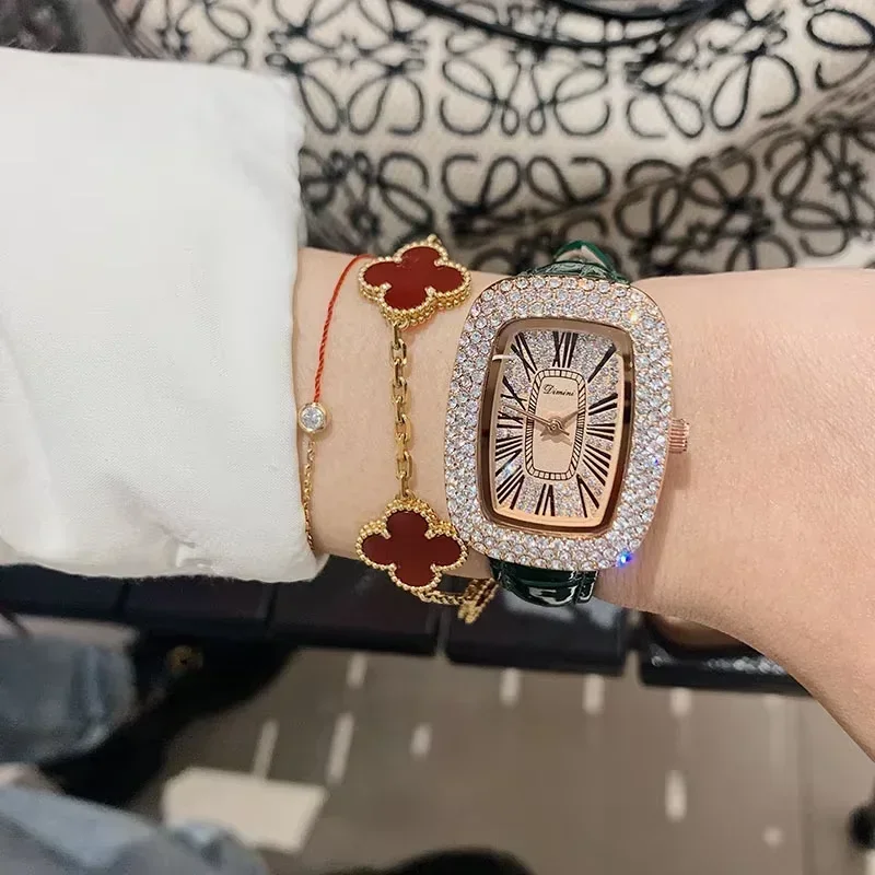 Trendy and fashionable women's - Luxury Watch With Leather Strap review and price