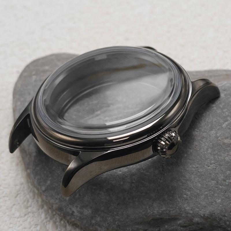Gun Grey Classical NH35 Watch  - Exhibition Caseback review and price